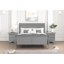  Color_Grey  Size_Full  -- Louis Philippe FM7866GY-F Full Bed IMAGE 3