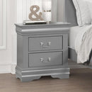  Furniture of America Louis Philippe FM7866GY-N Night Stand IMAGE 1