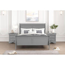  Color_Grey  Size_Queen  -- Louis Philippe FM7866GY-Q Queen Bed IMAGE 3