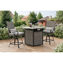  Furniture of America Arosa GM-2025-2PK Counter Height Swivel Arm Chair IMAGE 2