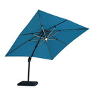  Furniture of America Sano LA-A015TL+BASE 10 Ft Square Umbrella w/ Double Top w/ LED + 37" Large Base IMAGE 6