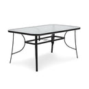  Furniture of America Pierro LA-D012BK-5PC-SV 5 pc Outdoor Dining Set IMAGE 2