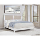  Size_King --  Bexhill 223471KE 56-inch Upholstered Eastern King Panel Bed - White IMAGE 6