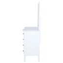  Coaster Furniture Bexhill 223473M 10-Drawer Dresser and Mirror - White IMAGE 4