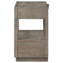  Coaster Furniture Durango 223272 2-Drawer Nightstand Bedside Table - Taupe Oak IMAGE 4