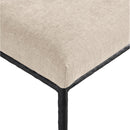  Meridian Reeves Beige Chenille Fabric Upholstered Dining Side Chair IMAGE 7