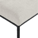  Color_Cream -- Reeves Cream Chenille Fabric Upholstered Dining Side Chair IMAGE 7