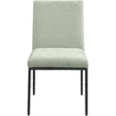  Color_Mint -- Reeves Mint Chenille Fabric Upholstered Dining Side Chair IMAGE 3