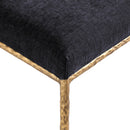  Color_Black -- Reeves Black Chenille Fabric Upholstered Dining Side Chair IMAGE 7