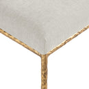  Color_Cream -- Reeves Cream Chenille Fabric Upholstered Dining Side Chair IMAGE 7