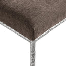  Color_Brown -- Reeves Brown Chenille Fabric Upholstered Dining Side Chair IMAGE 7