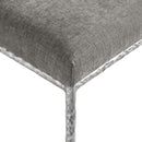  Meridian Reeves Grey Chenille Fabric Upholstered Dining Side Chair IMAGE 7