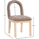  Color_Brown -- Meridian Conrad Dining Chair IMAGE 9