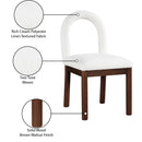  Color_Cream -- Conrad Cream Linen Textured Fabric Upholstered Dining Chair IMAGE 10