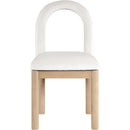  Color_Cream -- Conrad Cream Velvet Upholstered Dining Chair IMAGE 3