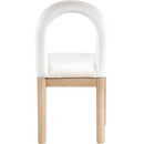  Color_Cream -- Conrad Cream Velvet Upholstered Dining Chair IMAGE 5