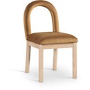  Color_Saddle -- Conrad Saddle Velvet Upholstered Dining Chair IMAGE 1