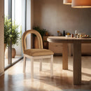  Color_Saddle -- Conrad Saddle Velvet Upholstered Dining Chair IMAGE 2