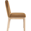  Color_Saddle -- Conrad Saddle Velvet Upholstered Dining Chair IMAGE 4