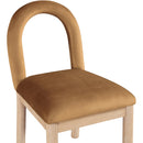  Color_Saddle -- Conrad Saddle Velvet Upholstered Dining Chair IMAGE 6
