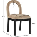  Color_Beige -- Meridian Conrad Dining Chair IMAGE 8