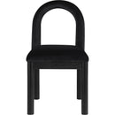  Color_Black -- Conrad Black Velvet Upholstered Dining Chair IMAGE 3