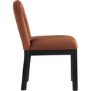  Color_Cognac -- Conrad Cognac Velvet Upholstered Dining Chair IMAGE 4