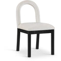  Color_Cream -- Conrad Cream Velvet Upholstered Dining Chair IMAGE 1