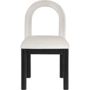  Color_Cream -- Conrad Cream Velvet Upholstered Dining Chair IMAGE 3