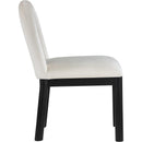 Color_Cream -- Conrad Cream Velvet Upholstered Dining Chair IMAGE 4