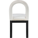  Color_Cream -- Conrad Cream Velvet Upholstered Dining Chair IMAGE 5