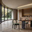  Color_Green -- Conrad Green Velvet Upholstered Dining Chair IMAGE 2