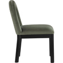  Color_Green -- Conrad Green Velvet Upholstered Dining Chair IMAGE 4