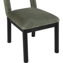  Color_Green -- Conrad Green Velvet Upholstered Dining Chair IMAGE 7
