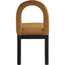  Color_Saddle -- Conrad Saddle Velvet Upholstered Dining Chair IMAGE 5