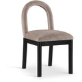  Color_Taupe -- Conrad Taupe Velvet Upholstered Dining Chair IMAGE 1