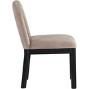  Color_Taupe -- Conrad Taupe Velvet Upholstered Dining Chair IMAGE 4