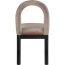  Color_Taupe -- Conrad Taupe Velvet Upholstered Dining Chair IMAGE 5