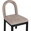  Color_Taupe -- Conrad Taupe Velvet Upholstered Dining Chair IMAGE 6