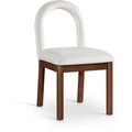  Color_Cream -- Conrad Cream Velvet Upholstered Dining Chair IMAGE 1
