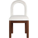 Color_Cream -- Conrad Cream Velvet Upholstered Dining Chair IMAGE 3