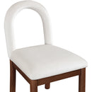  Color_Cream -- Conrad Cream Velvet Upholstered Dining Chair IMAGE 6