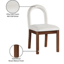  Color_Cream -- Conrad Cream Velvet Upholstered Dining Chair IMAGE 9