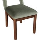  Color_Green -- Conrad Green Velvet Upholstered Dining Chair IMAGE 7