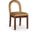  Color_Saddle -- Conrad Saddle Velvet Upholstered Dining Chair IMAGE 1