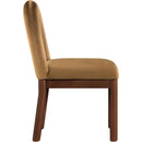  Color_Saddle -- Conrad Saddle Velvet Upholstered Dining Chair IMAGE 4