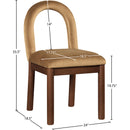  Color_Saddle -- Conrad Saddle Velvet Upholstered Dining Chair IMAGE 8