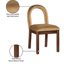  Color_Saddle -- Conrad Saddle Velvet Upholstered Dining Chair IMAGE 9