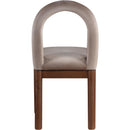  Color_Taupe -- Conrad Taupe Velvet Upholstered Dining Chair IMAGE 5