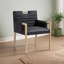  Color_Black -- Meridian Aimee Arm Chair IMAGE 2